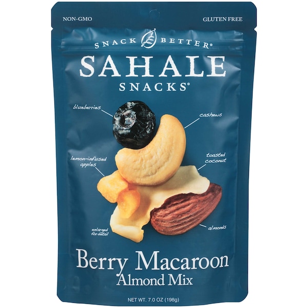 Sahale Snacks Sahale 7 oz. Berry Macaroon Almond, PK4 9386900357 - main